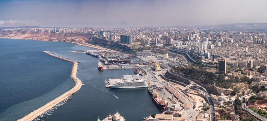 Meliani Architecture Studio - a-panorama-of-the-port-where-our-ship-was-docked-and-the-old-and-new-neighborhoods-of-oran-algeria-the-countrys-second-largest-city-after-algiers-the-capital-with-a-population-of-approxi